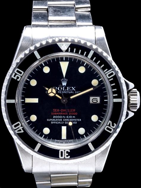 1972 rolex sea dweller double red|rolex sea dweller 1665 price.